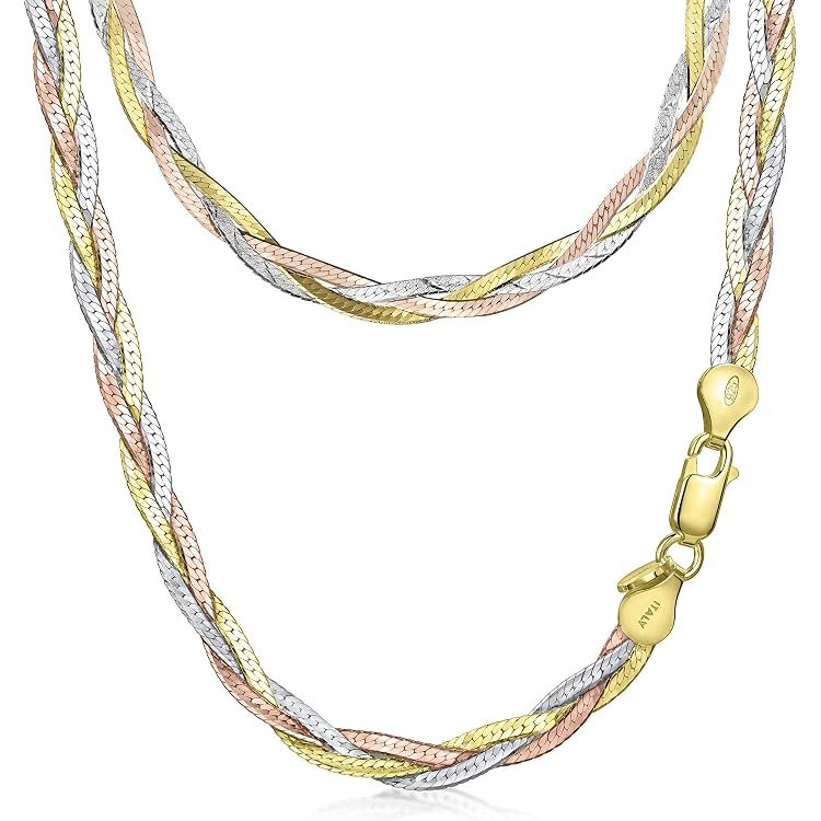 Flongo Damen Ohrringe Set – 8 Creolen Aus Edelstahl In Silber, Rose Gold, Schwarz & Gold | Große Ringe Für Jeden Style