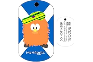 AllCachedUp McHaggis Scotland Travel Tag Travel Bug For Geocaching – New Unactivated Code