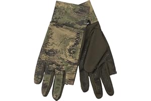 Härkila Deer Stalker Camo Gants de chasse camouflage avec protection contre les insectes Tanatex® - Gants de chasseur avec doigt de tir - Taille L