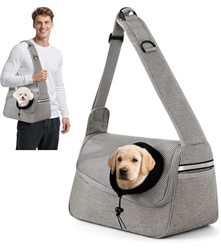 Trasportino Cane Auto PETCUTE Borsa Gatti Estensibile,Borsa Da