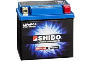 SHIDO LTX14L-BS LION -S- Batterie Lithium, Ion Blau (Preis inkl. EUR 7,50 Pfand)