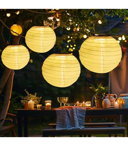 Lot De 2 Lanternes Solaires Avec Effet De Lumière Lampe Solaire Pour