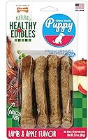 Nylabone Gluten Free Healthy Edibles DHA Omega-3 Puppy Chews (PACK OF 4)