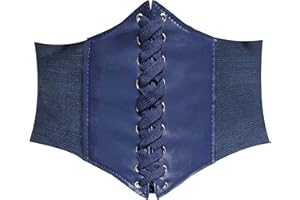 HANERDUN 2023NEW Womens Corset Belts Lace-up Tied Waspie Belt Retro Waist Cinch Belt