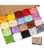 Mjolda Filzwolle 10 Farben - 100g Für Trockenfilzen & Nassfilzen