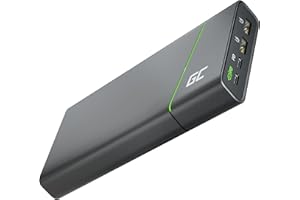 Green Cell Powerbank 26800 mAh 128 W PD USB C, zewnętrzny akumulator GC PowerPlay Ultra szybkie ładowanie laptopa i telefonu komórkowego jednocześnie Power Delivery do iPhone 15 14 13 Pro Max,
