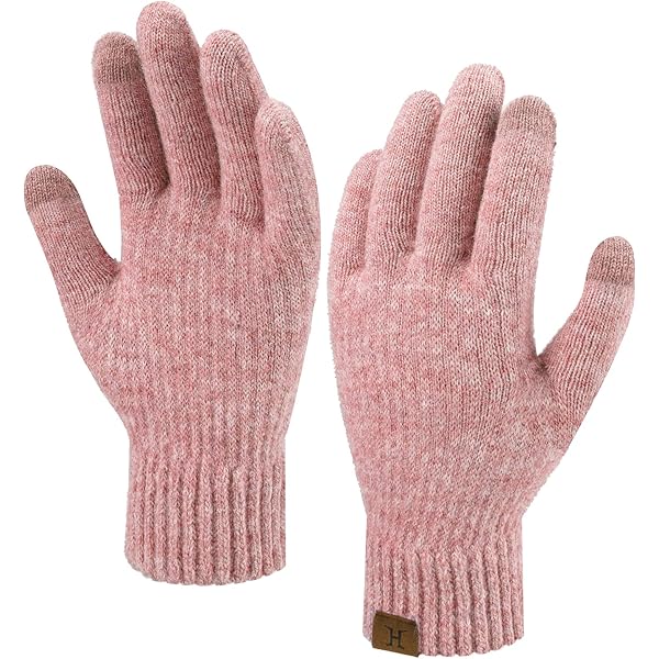 Bequemer Laden Womens Winter Warm Fuzzy Touchscreen Handschoenen