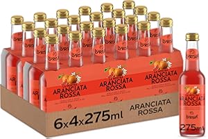 Lurisia La Nostra Aranciata Rossa – 24 Bottiglie da 275ml, Bevanda Analcolica Prodotta con il Succo dell ”Arancia Rossa di Sicilia IGP”