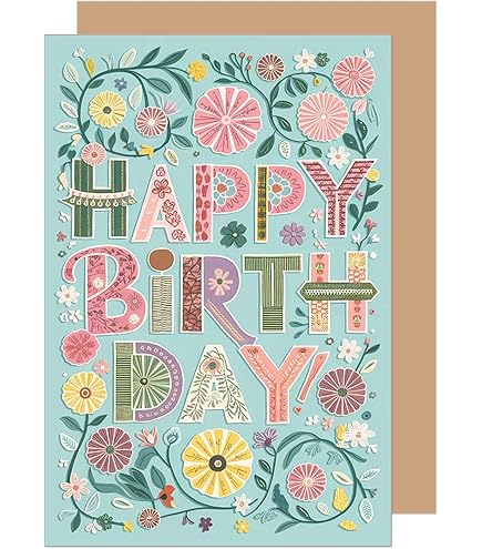 Acheter Edition Seidel GQ375 SW025 Carte D'anniversaire Carrée De Qualité Supérieure Avec Enveloppe Pour Homme, Femme, Petite Amie, Mère, Fleurs ? Comparer Chez