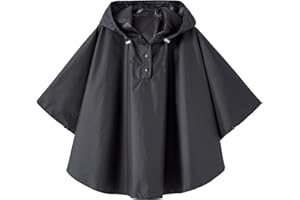 QIKADO Ponchos Impermeables Lluvia Niños Unisexo 1-12 años