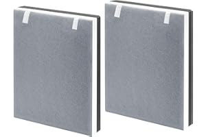 LINNIW Lot de 2 filtres de rechange Vital 100 compatibles avec le purificateur d'air LEVOIT Vital 100, filtre HEPA véritable, Vital 100-RF