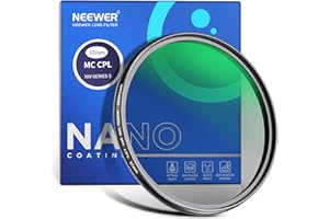 NEEWER 37mm Polarizing Filter, 24 Layer Multi Resistant Nano Coated MC CPL Circular Polarising Filter, HD Optical Glass Polarizer/Ultra Slim/Reduce Reflection/Enhance Contrast/Reduce Glare