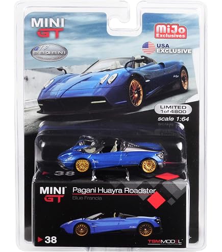 Matchbox Pagani Huayra Roadster – Spielzeugauto Im Maßstab 1:64, Mit Beweglichen Teilen, Modell 32/50