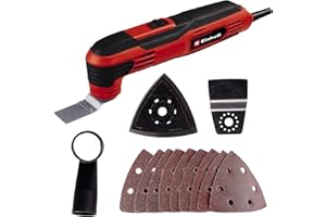 Einhell Utensile multifunzione TC-MG 250 CE (250 W, 22.000 fino a 40.000 min^-1, velocità di oscillazione, registrazione utensili magnetici, elettronica di velocità, accessori inclusi)