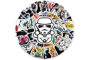 ‎TRUSTKK 50 Stück Laptop Aufkleber, Wasserfeste PVC-Aufkleber für DIY-Dekoration, Graffiti-Stil Stickers für Autos Motorräder Laptops Fahrräder Skateboards Skier Snowboards Gepäck etc.