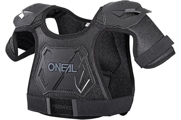 O'NEAL Peewee Chest Guard barn bröst/axelskydd svart/gul Oneal