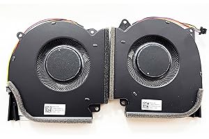 Fleshy Leaf CPU+GPU Cooling Fan Replacement for Asus ROG Strix G513IC G513IE G513IH G513QC G513QE G713IC G713IE G713IH G713QC G713QE 5V Series DFS5K221153715 FNAC DFS5K223052835 FNAD