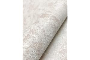 Newroom Design Tapete Weiß Vliestapete Beton - Betontapete Industrial Creme Zement Putz Loft inkl. Tapezier-Ratgeber