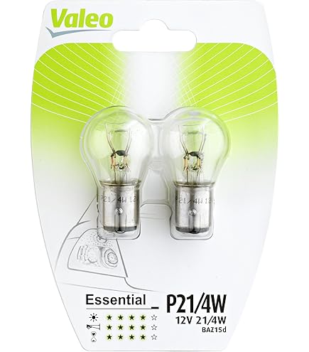 10 X Eurolec 566 P21/4W BAZ15D Bulb 12v 21/4w Off Set Pins - Fog & Tail - View #5