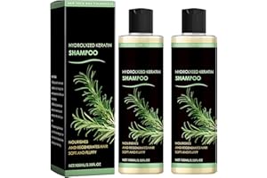 WENCHRISDT 2PC Rosemary Hair Growth Shampoo, Thickening & Strengthening Shampoo with Hydrolyzed Keratin & Vitamin C, Nourishing and Moisturizing Formula
