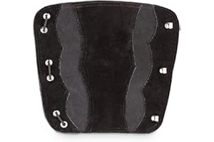 YAK ARCHERY est-Hunter Bogenschießen Armschutz aus Echtleder - Flexibel, Anpassbar, Traditionelles Design, Für alle Bogenschützen