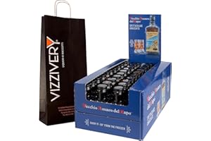 VIZZIVERY Liquore Vecchio Amaro del Capo Mignon 2 Cl x 40 - Liquore Digestivo D'Erbe di Calabria - 35% Vol.