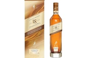 Johnnie Walker Aged 18 Years | Blended Scotch Whisky | 40% vol | 70cl | Notes of Spice | Sweet Fruit & Cream | with Gift Box