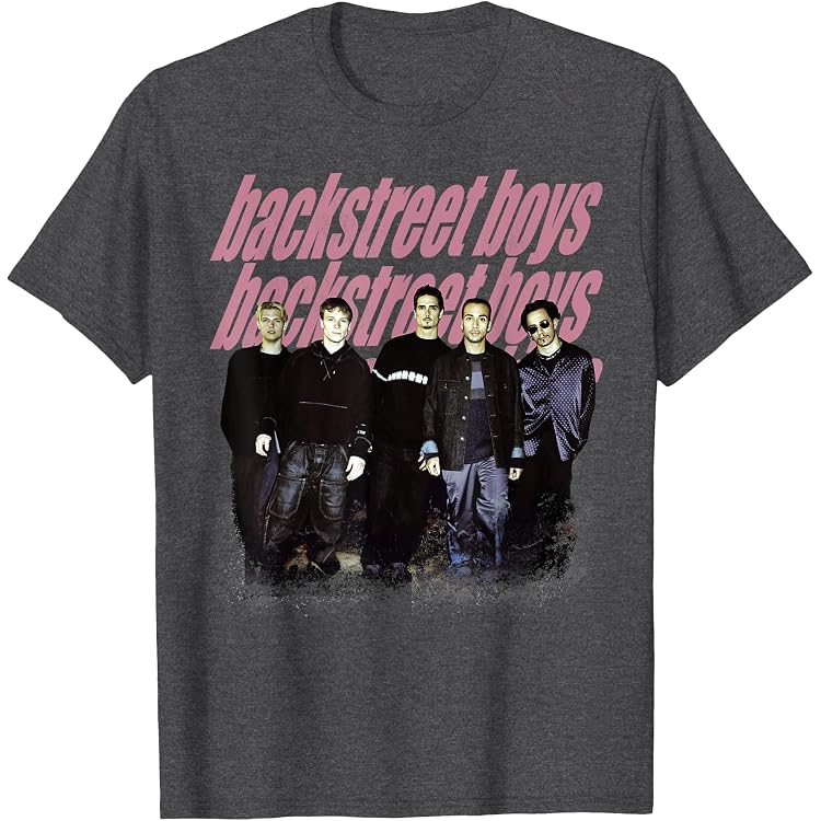 T-shirt Vintage Backstreet Boys Années 90 - Graphique - Blanc - Unisexe Adulte - NEUF Avec étiquettes