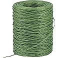 12 Gauge 2mm Floral Wire, 200M Bendable Vine Florist Wire for Floral Bouquets Wrapping, Wreath Making, Floristry Arrangement and Crafts (Green)