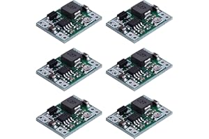 DUBEUYEW Mini DC-DC Buck Converter Adjustable Power Supply Module 24V to 12V 9V 5V 3V (6 PCS)