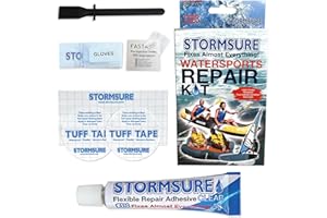 STORMSURE Watersports Repair Kit – Flexible Waterproof Glue & TUFF Tape Patches for Durable Repairs to Wetsuits, Dry Bags, Inflatables & More