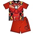 Iron Man Avengers 100% cotton short pyjamas with glow in the dark front