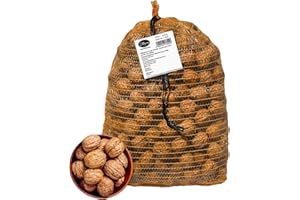 ‎A’LUCRA Alucra Walnüsse in der Schale 3 kg - Walnusskerne 32-34 mm aus Chile - Frische Walnüsse für gesunde Snacks & Gourmet-Küche - Perfekt für Nussknacker - Großpackung Nüsse