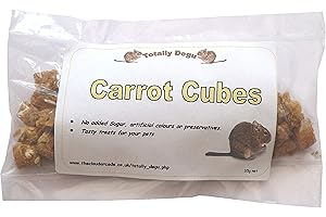 TOTALLY DEGU Good Degu Carrot Cubes- Degu treats 2-pack