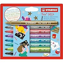 Faber-Castell Matite Colorate Metallizzate – Set Da 10 Colori Assortiti In Astuccio Di Cartone
