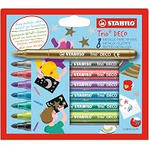 Faber-Castell Matite Colorate Metallizzate – Set Da 10 Colori Assortiti In Astuccio Di Cartone