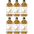 Farm Naturelle-Virgin Cold pressed White Sesame Gingelly Til Cooking Oil Pack Of 6(1LTR)