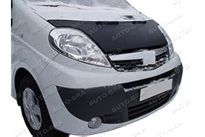 AUTO-BRA AB-00149 PROTECTOR DEL CAPO compatible con Renault Trafic, Nissan Primastar, Opel Vivaro 2001-2014 Bonnet Bra TUNING