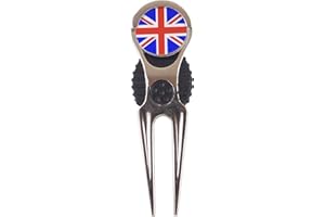 Mercia Golf Pitch Mark Repairer Divot Tool and Patriotic ball markers.