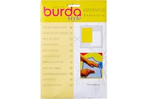Burda 2Gcar - Papel de carbono (83 x 57 cm, 2 hojas, tamaño único)