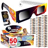 Galaxium Gafas Eclipse Solar Homologadas, ISO 12312-2, 6/12/25/50/100 Pack