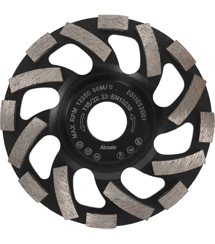 Diamant-Schleifteller T-SEG 125 Mm – Topfscheibe Für Beton, Premium Qualität