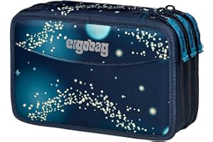 ergobag Maxi Mäppchen Set 40-Teilig, Lyra Bunt- und Filzstifte, Kleingeld Fach, Lineal, Schere