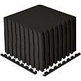 BIGGAMATS Gym Flooring Mat, EVA Foam Exercise Mats, Interlocking Non-Slip Sport Mats, Home Workout, Kids Playmat, Pet Mats and Protective Swimming Pool, Hot Tub Outdoor Underlay Matting 50cm x 6