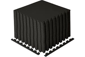 BIGGAMATS Gym Flooring Mat, EVA Foam Exercise Mats, Interlocking Non-Slip Sport Mats, Home Workout, Kids Playmat, Pet Mats and Protective Swimming Pool, Hot Tub Outdoor Underlay Matting 50cm x 25