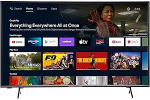 MEDION P14371 (MD 30044) 108 cm (43 Zoll) Full HD Fernseher (Android TV, Smart TV, HDR, Netflix, Prime Video, PVR, Bluetooth, Google Chromecast & Assistant)