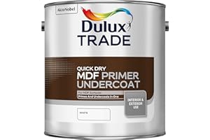 Dulux Trade Quick Dry MDF Primer Undercoat 2.5 Litres Tracked Postage