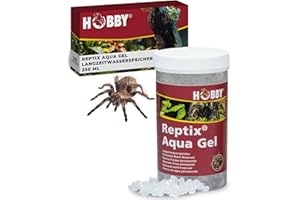 HOBBY Terraristik Reptix Aqua Gel 250 ml I Wasserspeicher für Terrarien I Für Spinnen, Insekten & Reptilien I Konstante Feuchtigkeit I Sicher & ergiebig I Terrarium Zubehör