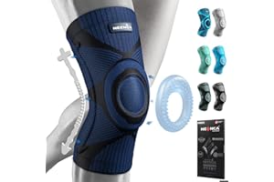 ‎NEENCA NEENCA Kniestütze, Komprimierte Kniebandage mit Patella Gel Pads & Feder Seitenstabilisatoren, Medizinischer Knieschützer für Laufen, Meniskusriss, Arthritis, Gelenkschmerzlinderung, ACL, Erholung