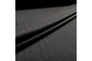 PANINI TESSUTI Tessuto Pile morbido e caldo in Tinta Unita H150 cm Venduto al Metro, trattamento antipilling - Creazioni Hand Made, Coperte, Abbigliamento e Arredo d'interni